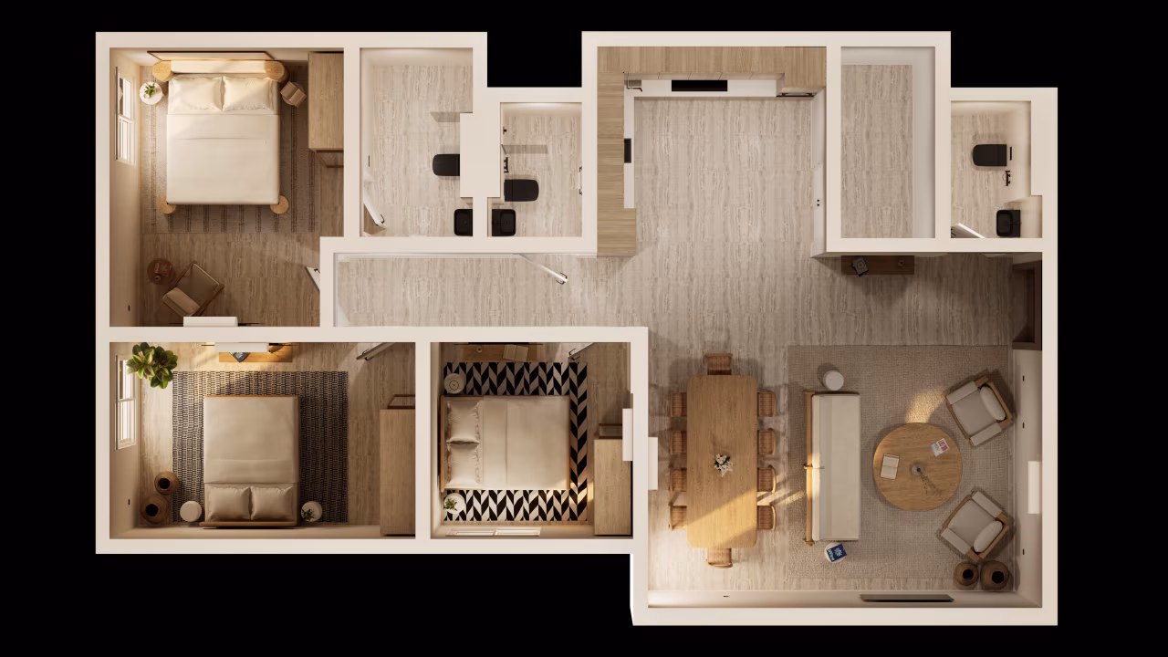 Apartment – 3 Bedrooms