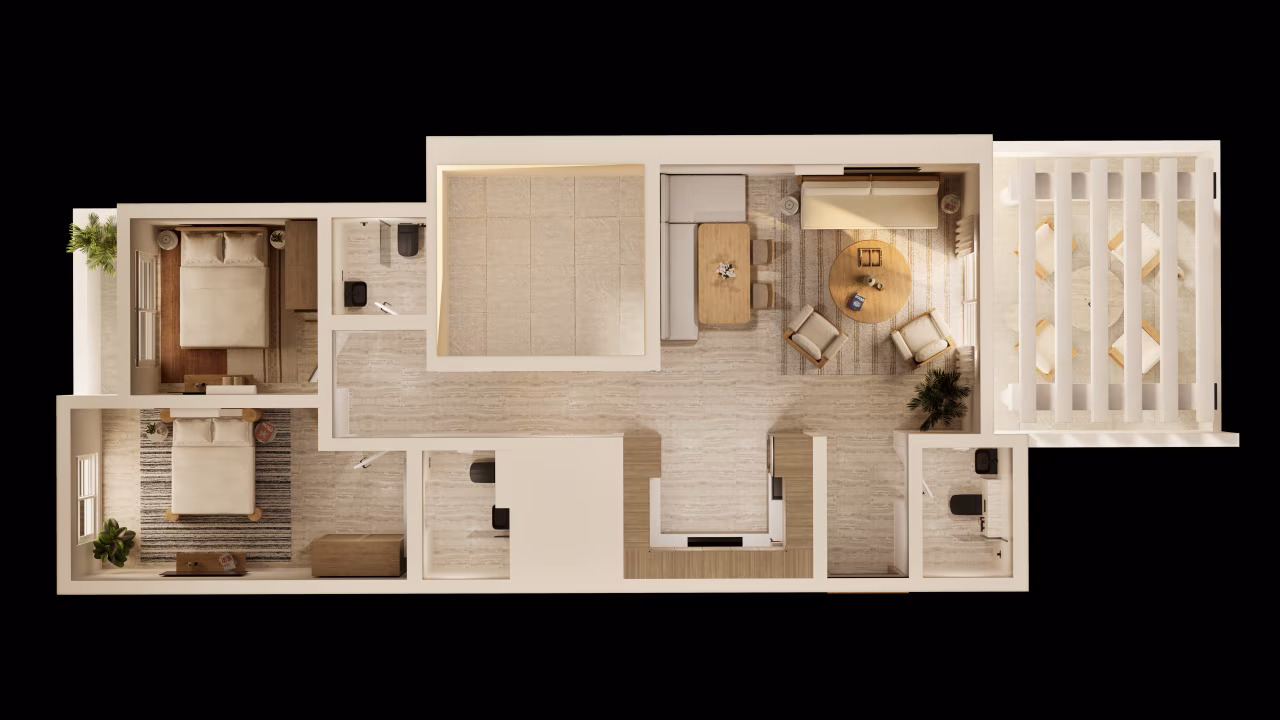 Apartment – 2 Bedrooms